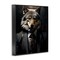 Stupell Industries Trendy Wall Street Wolf Framed Giclee, design by Ray Powers